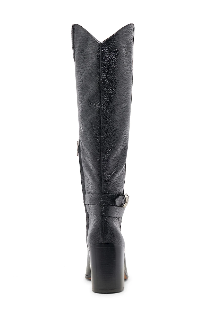Tyrone Pointed Toe Knee High Boot