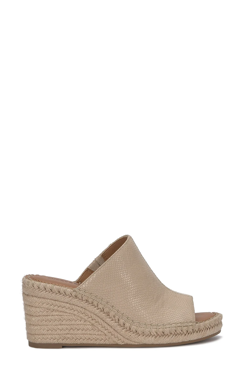 Cabriah Espadrille Platform Wedge Slide Sandal