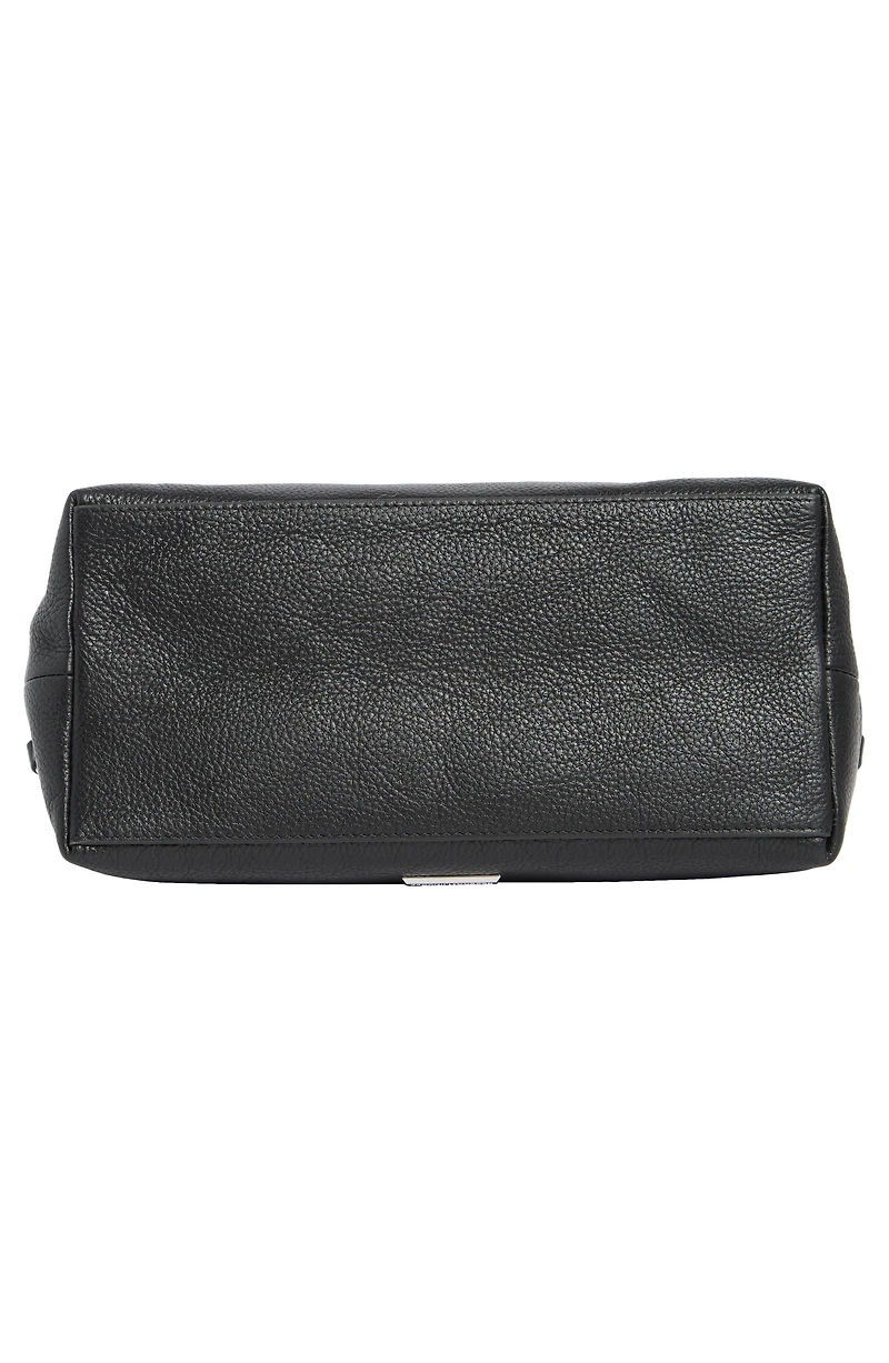 Moto Zip Leather Satchel