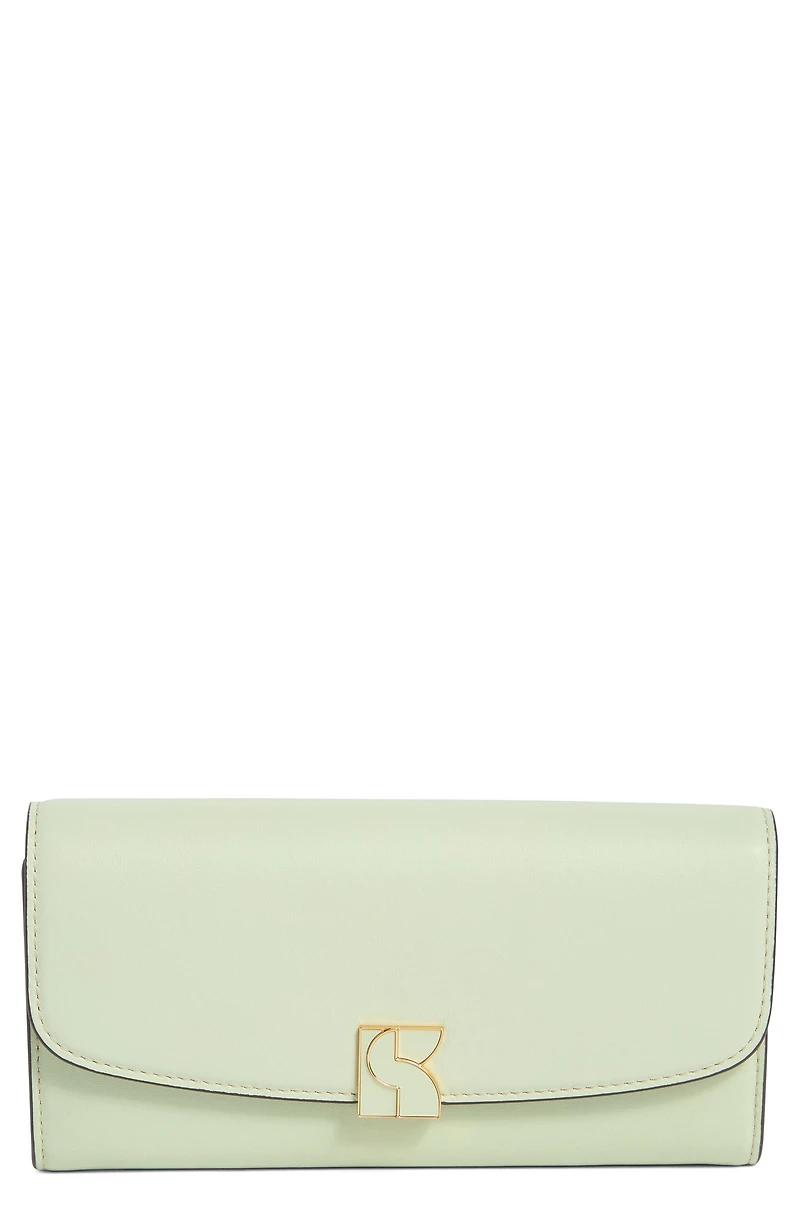 dakota leather flap wallet