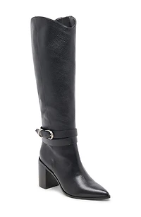 Tyrone Pointed Toe Knee High Boot