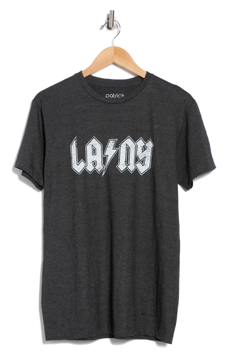 LA/NY Bolt Cotton Graphic T-Shirt