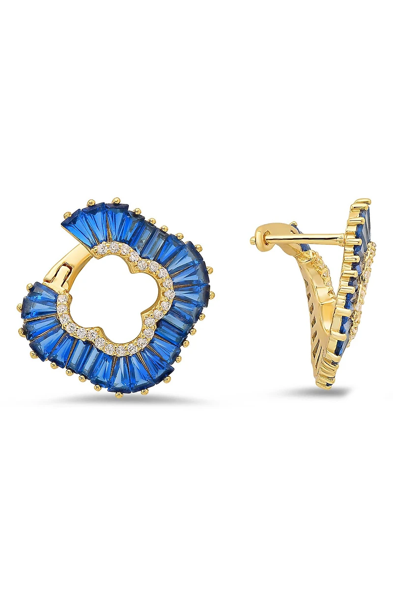 Clover Hoop Earrings