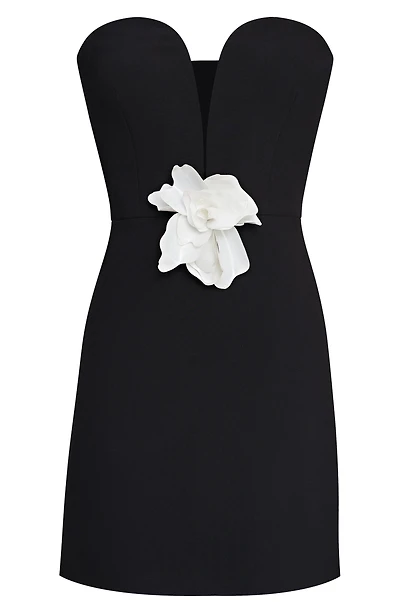 Anabelle Strapless Crepe Minidress
