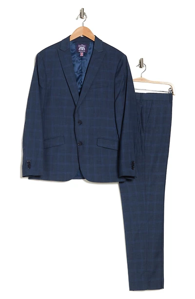 Plaid Peak Lapel Suit