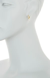 crystal stud & huggie earrings set