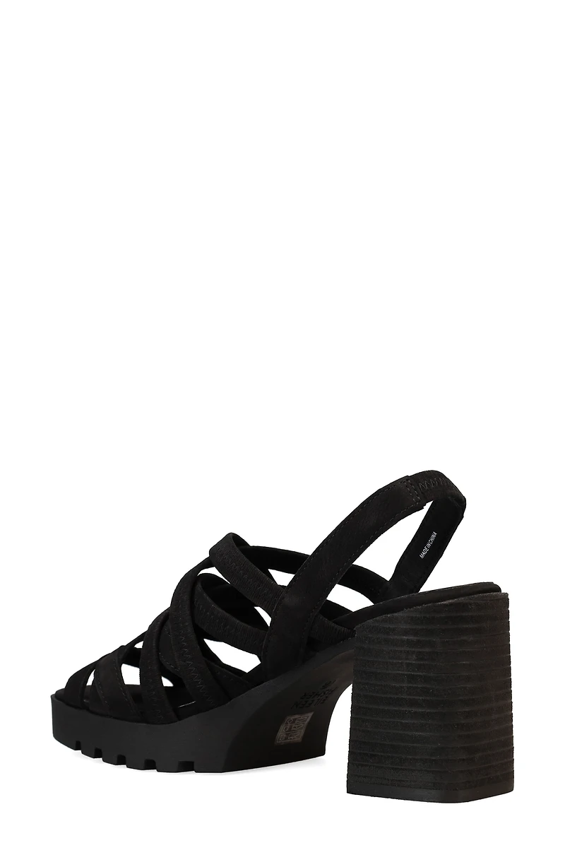 Tally Strappy Slingback Platform Sandal