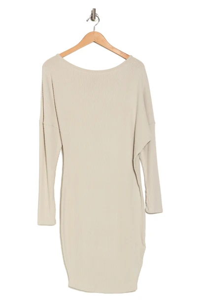 Off the Shoulder Long Sleeve Dress