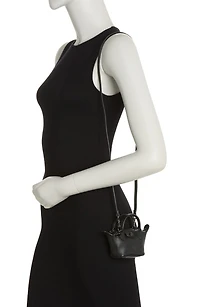 Le Pliage Cuir Nano Crossbody Bag