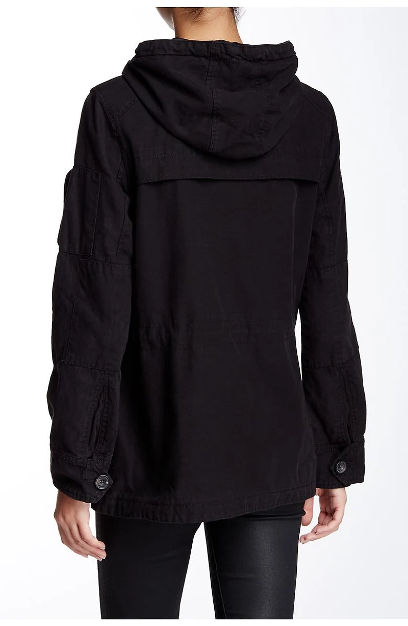 Hooded Military Jacket