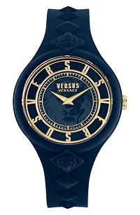 Versace Silicone Strap Watch, 39mm & Zip Case