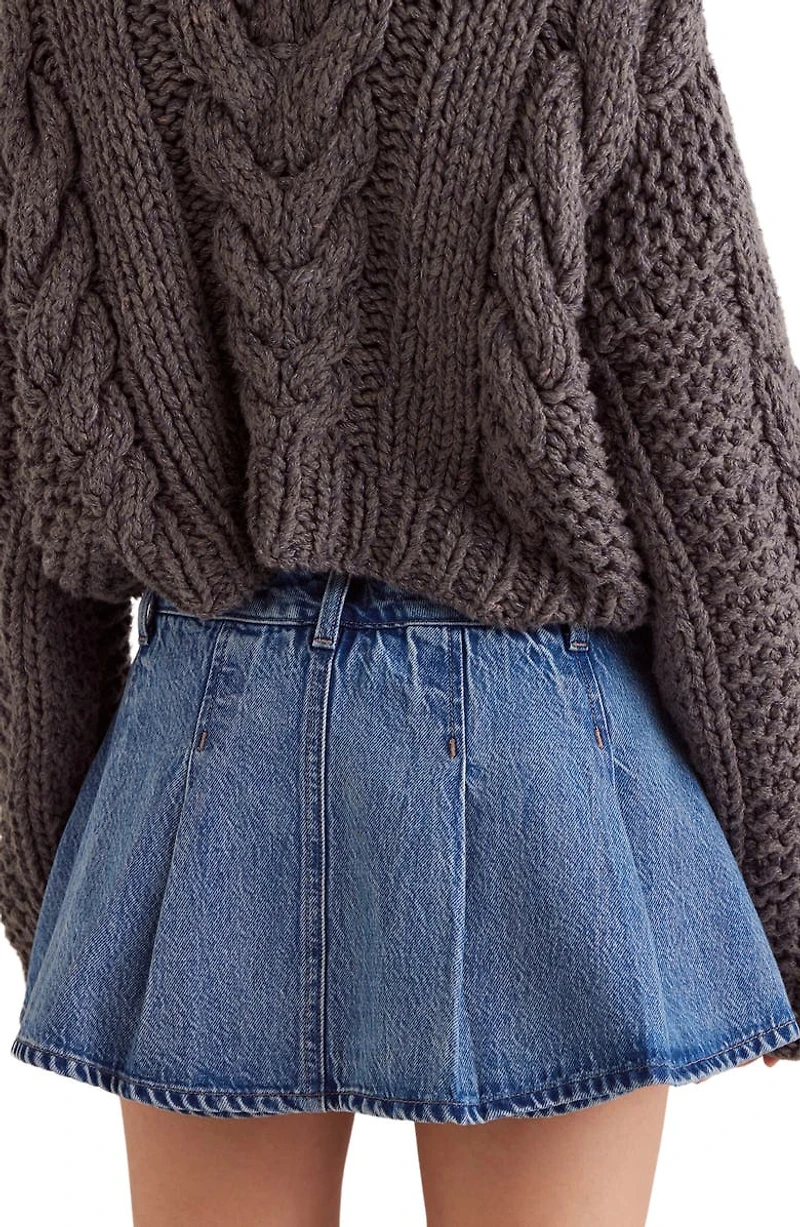 Stephie Denim Skort