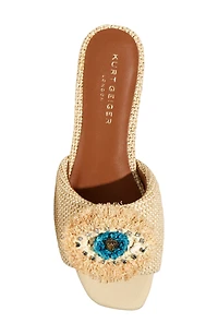 Eye Woven Slide Sandal
