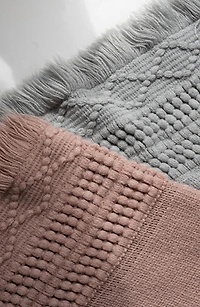 Embroidery Fringed Ruana