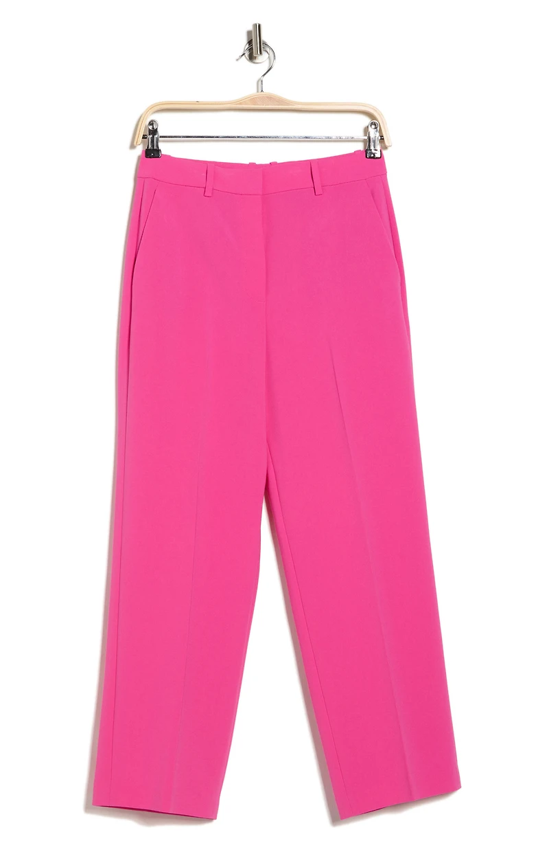 High Waist Straight Leg Pants