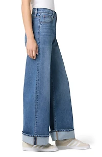 Jolene Wide Leg Cuff Jeans