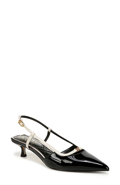 Toni Slingback Pointed Toe Kitten Heel Pump