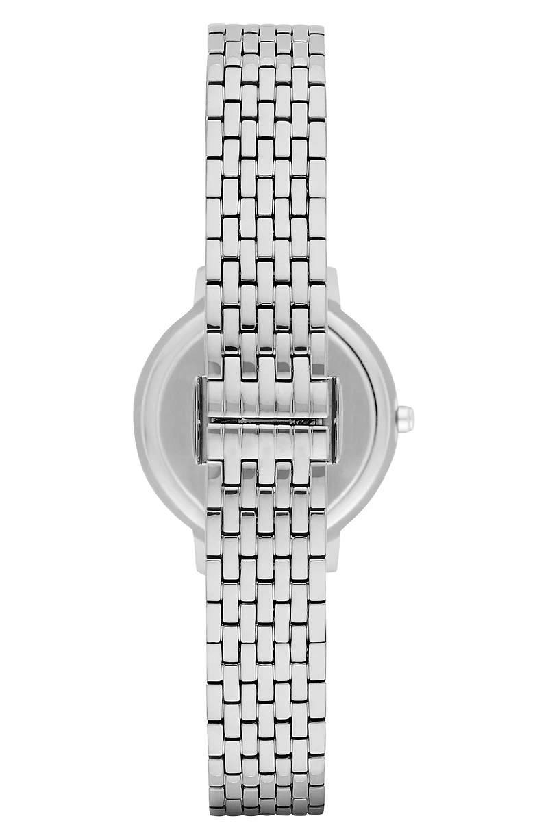 Slim Two-Hand Bracelet Watch, 28mm