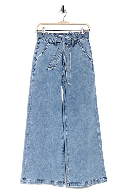 Belted Wide Leg Jeans