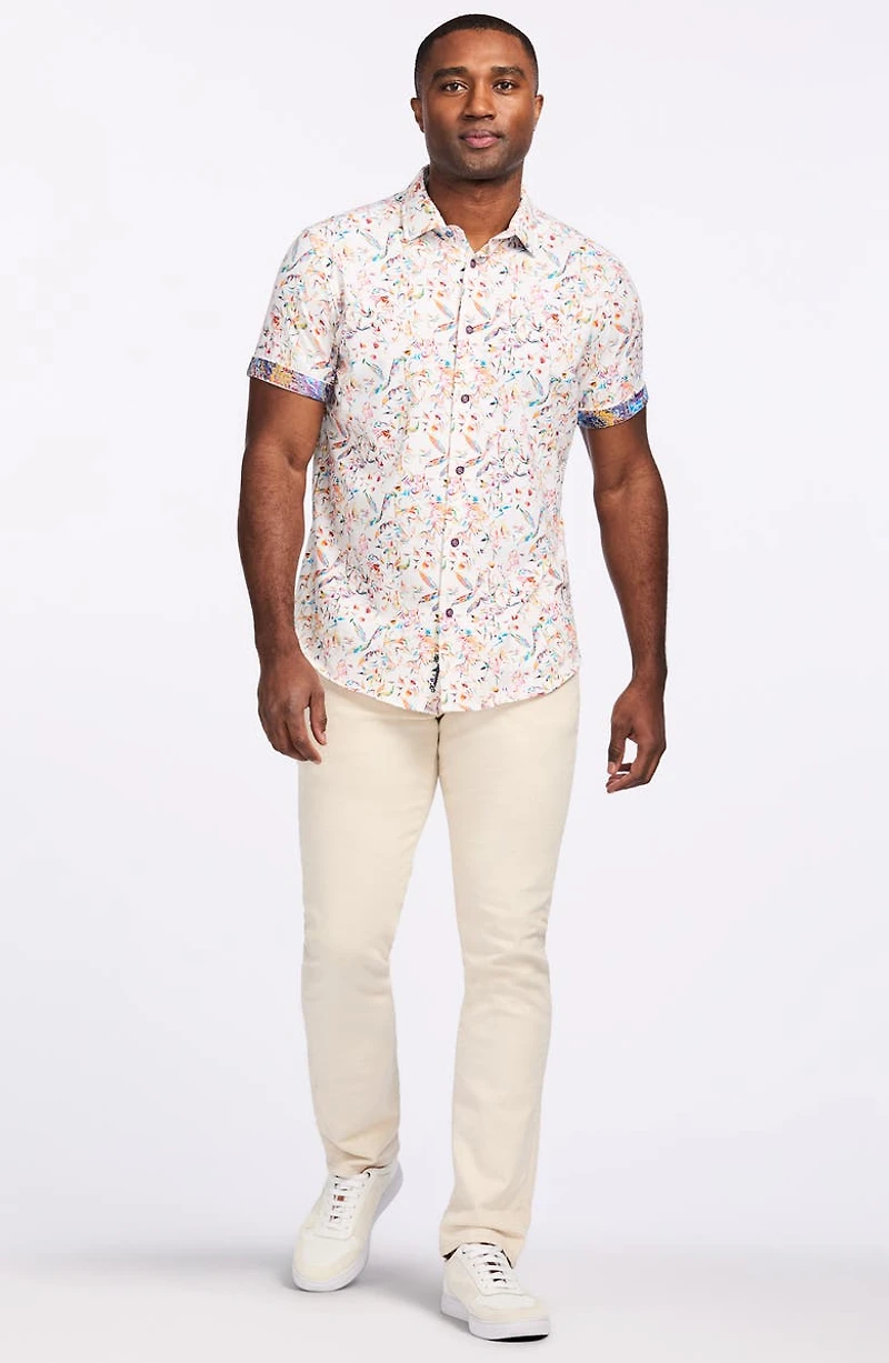 Wilmot Short Sleeve Cotton Button-Up Shirt