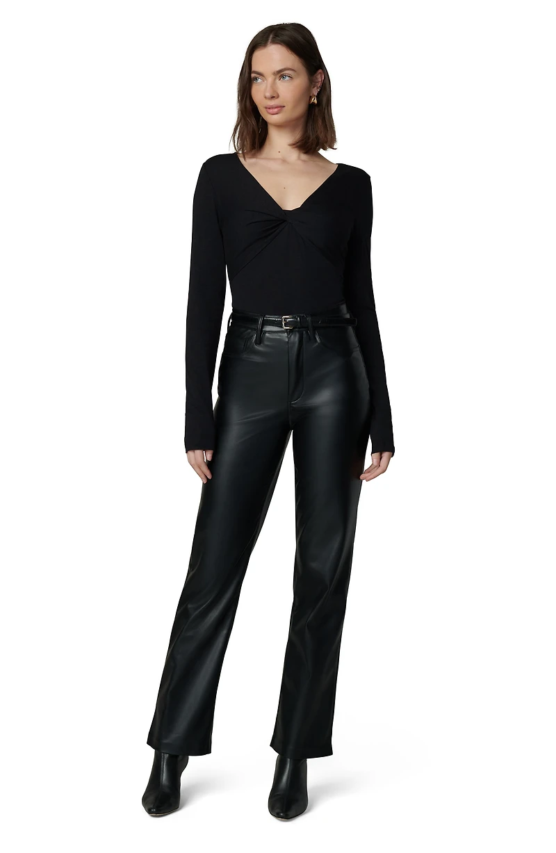 Ava Twist V-Neck Long Sleeve Top