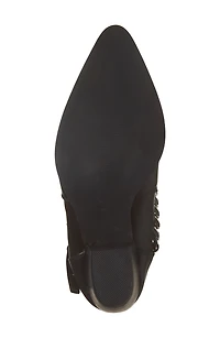 Jill Buckle Chain Trim Bootie