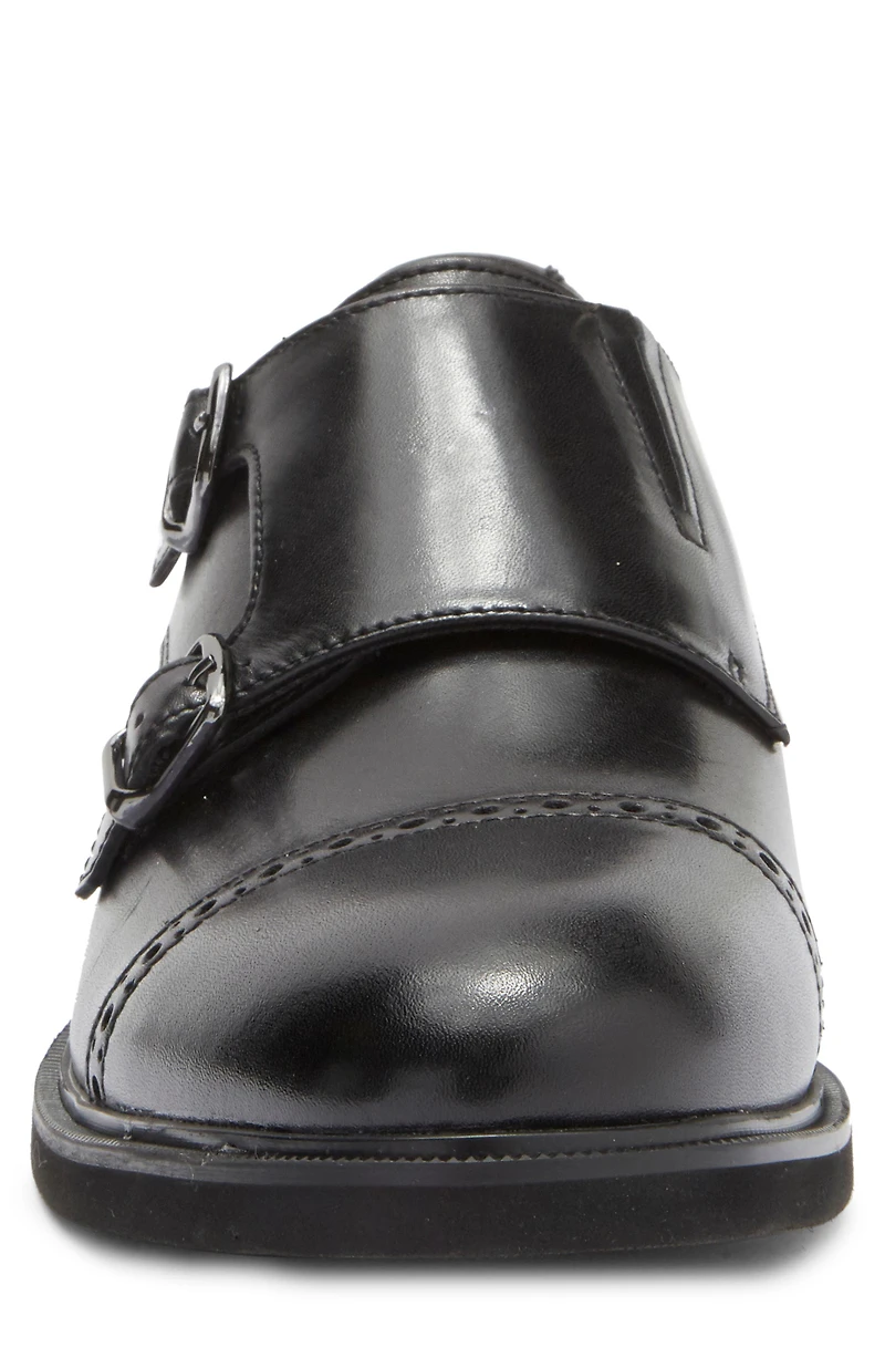 Ruben Cap Toe Double Monk Strap Shoe