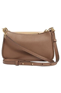 double up croc-embossed crossbody bag