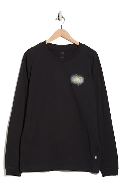 Spray Paint Cotton Graphic T-Shirt