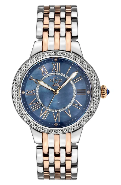 Women's GV2 Astor II Diamond MOP Dial Bracelet Watch, 38mm - 0.24 ctw