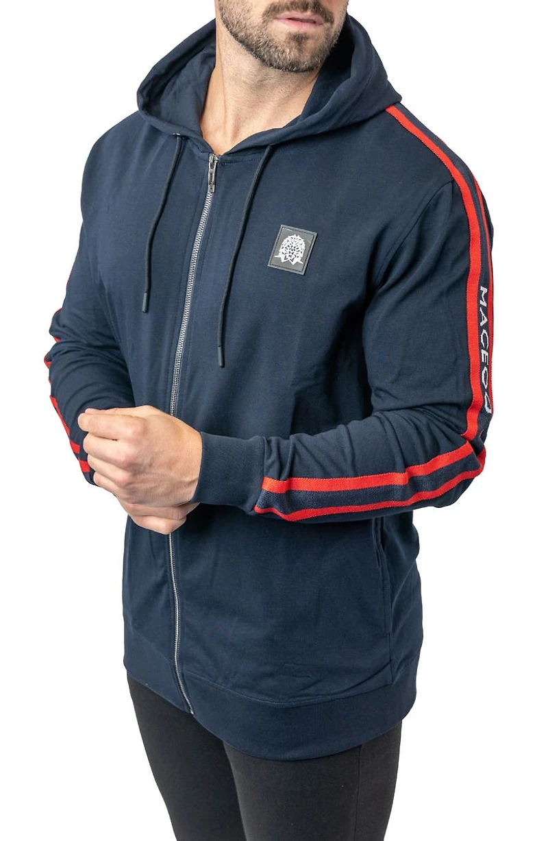 Leo Hooded Zip-Up Sweatshirt