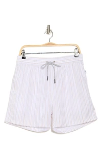 Ponji Stripe Swim Trunks