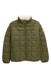 Kids' Tommy Lauren Faux Fur Lined Quilted Jacket