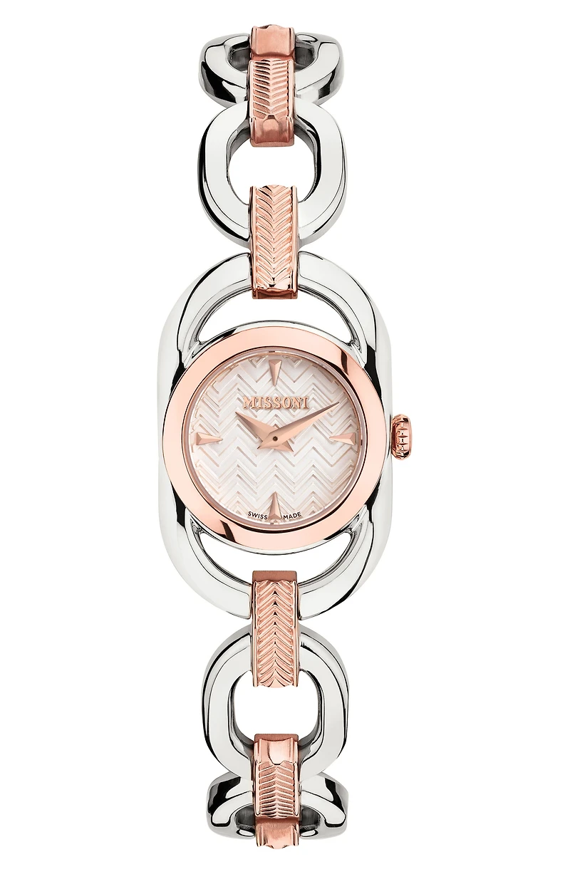 Gioiello Two-Tone Bracelet Watch, 22.8mm