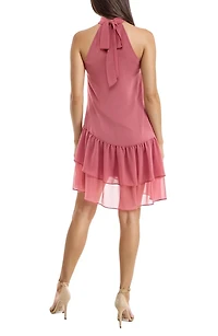 Tiered Chiffon Minidress