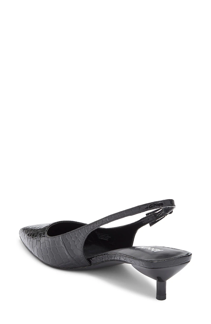 Lidia Slingback Kitten Heel Pump