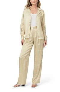 Garrett Stripe Silk Pants