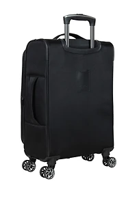 Rugged Roamer 20-Inch Dobby Softside Expandable Spinner Carry-On Luggage