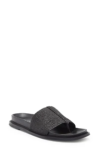 Raffia Slide Sandal