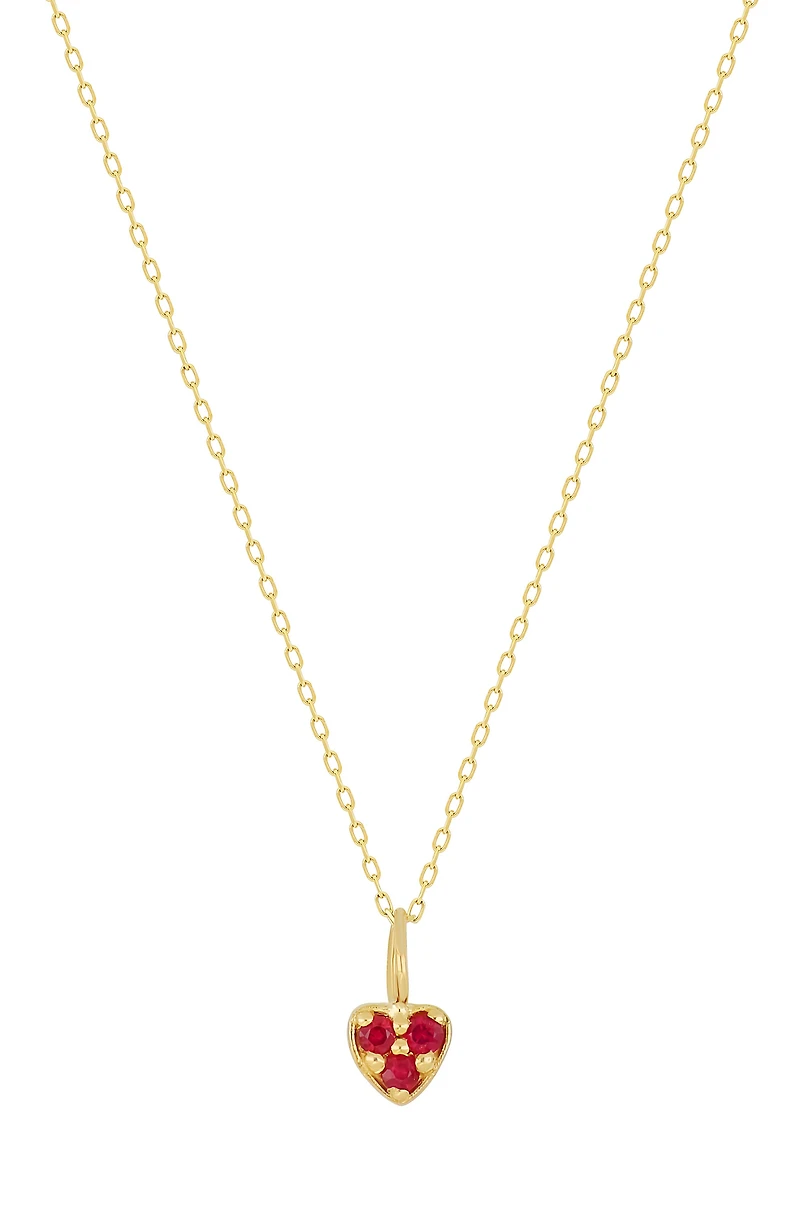 El Mar Ruby Pendant Necklace