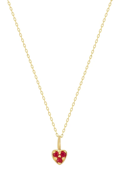 El Mar Ruby Pendant Necklace