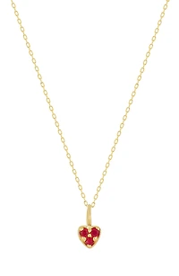 El Mar Ruby Pendant Necklace