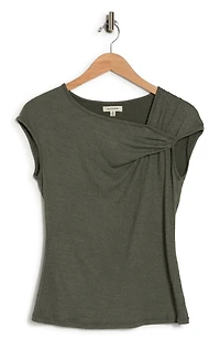 Textured Side Gather Top