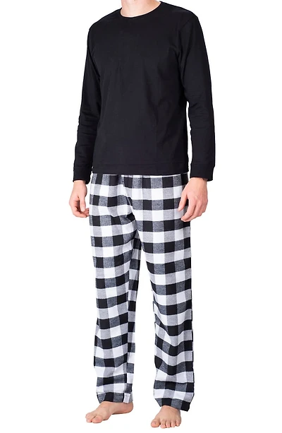 Long Sleeve Fleece Pajama Set