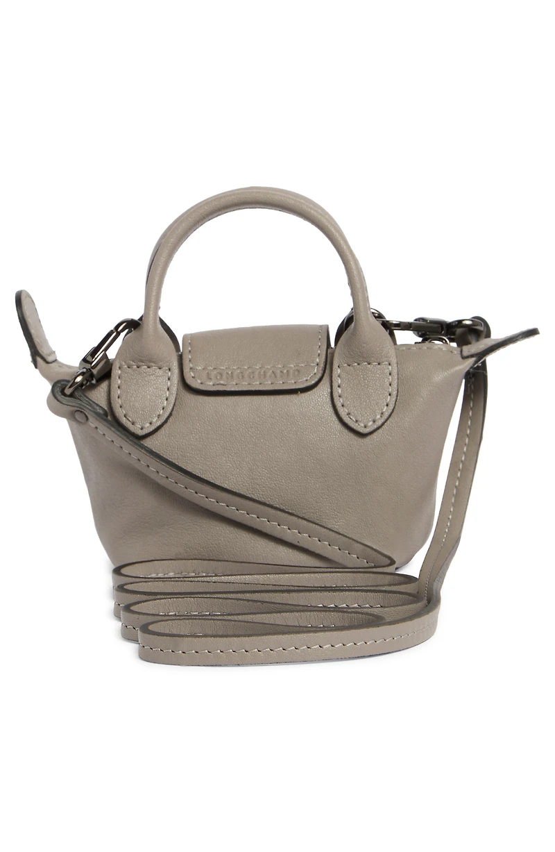 Le Pilage Cuir Leather Nano Crossbody Bag