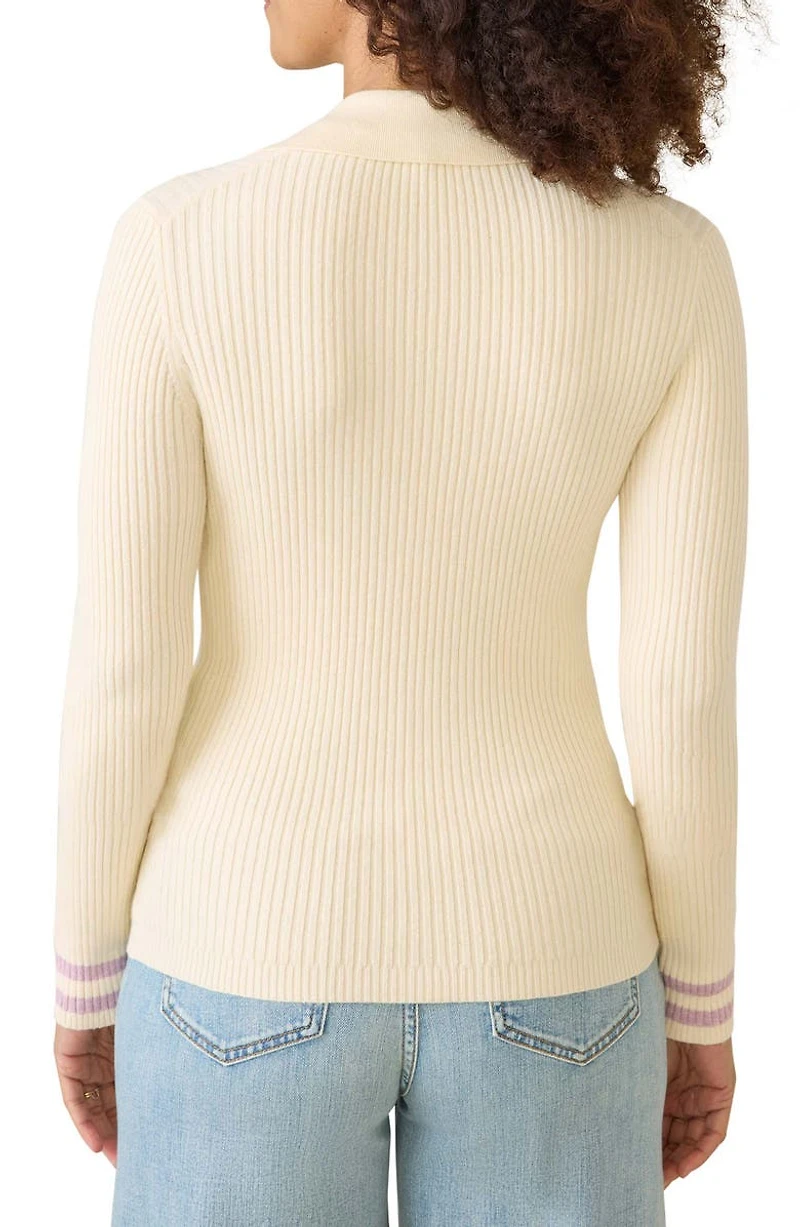 Shiloh Organic Cotton & Cashmere Polo Sweater