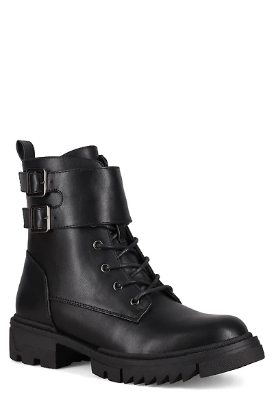Jaycee Leather Lug Sole Boot
