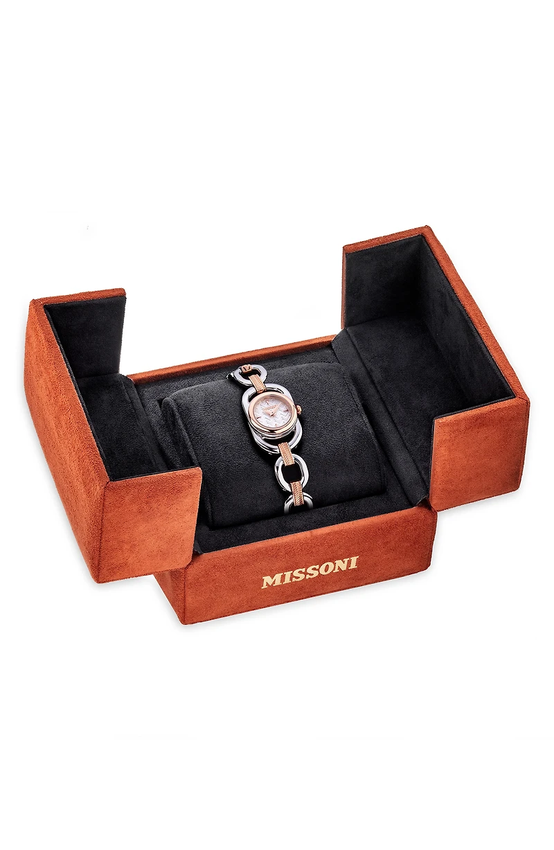 Gioiello Two-Tone Bracelet Watch, 22.8mm