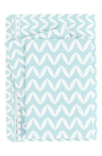 IENJOY HOME Premium Ultra Soft 3-Piece Puffed Chevron Print Duvet Cover Set