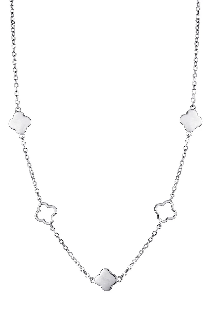 Clover Station Chain Necklace